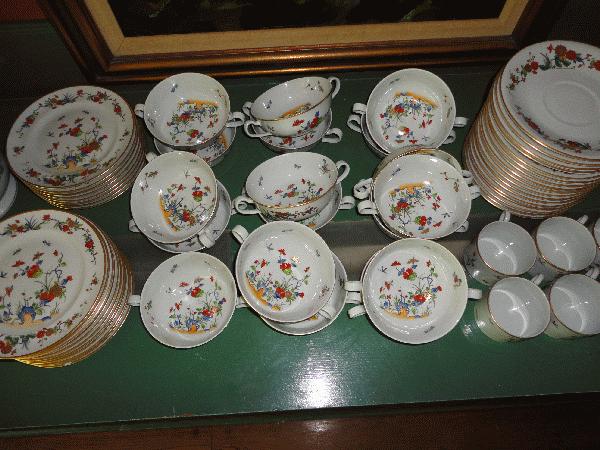 large set of Vista Alegre dinnerware