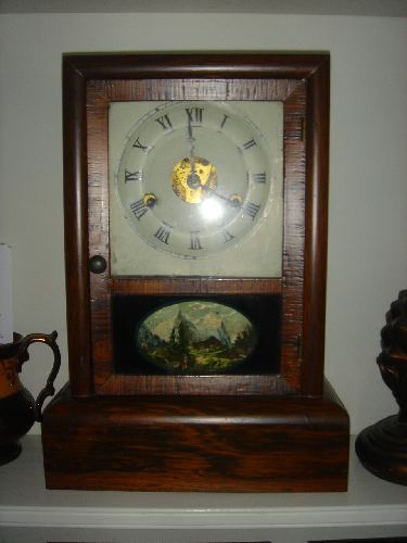 Rosewood shelf clock - Seth Thomas