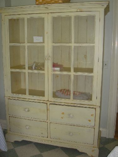 glazed door cabinet by Annie Selke