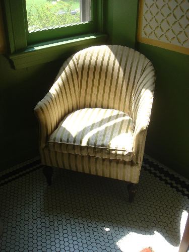 upholstered chair